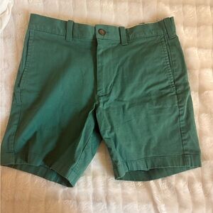 Jcrew men’s green 7inch shorts